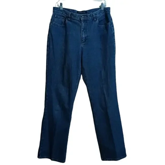 Bill Blass vintage mom jeans sz 14 straight leg medium wash 90s jeans Y2K - Picture 1 of 10